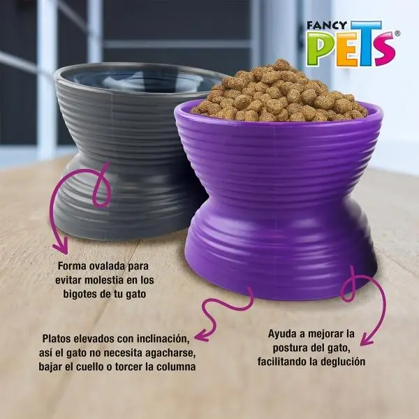 Set de Comederos elevados para gatos's photo #1