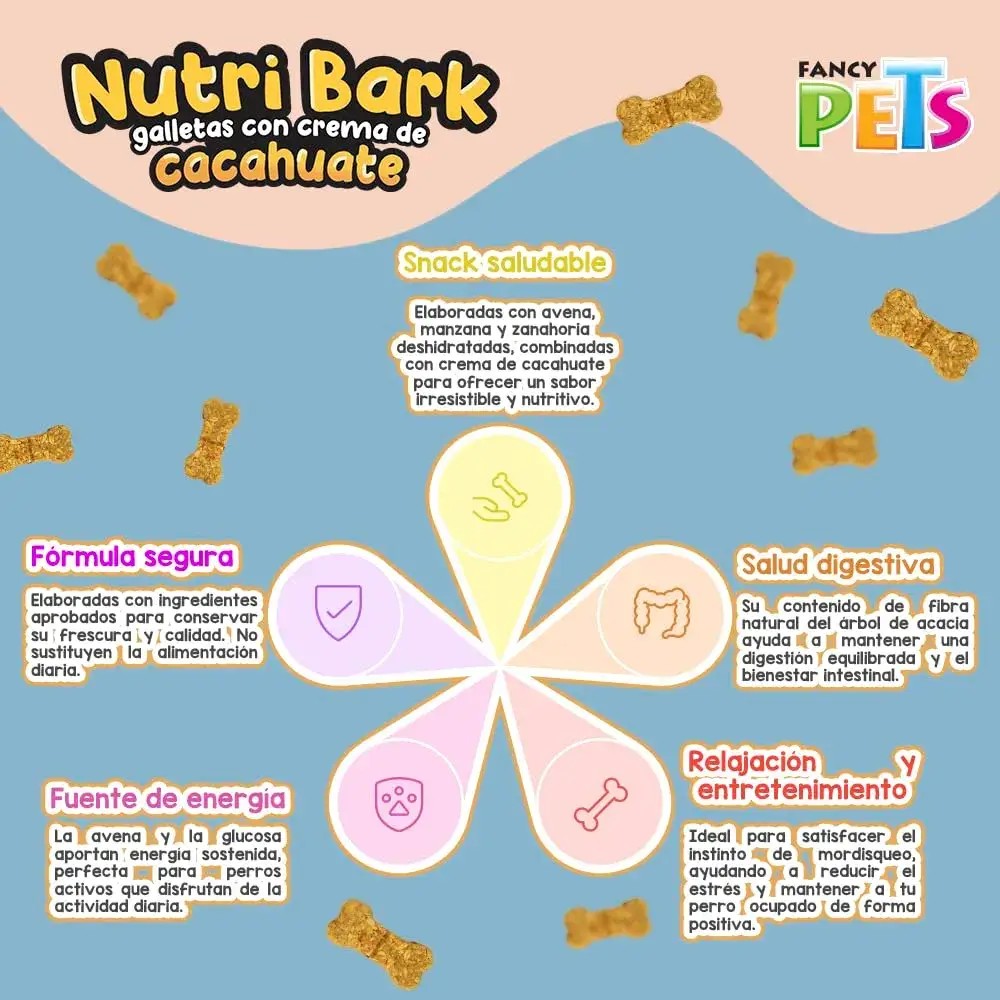 Galleta con crema de Cacahuate para perros — imagen 2
