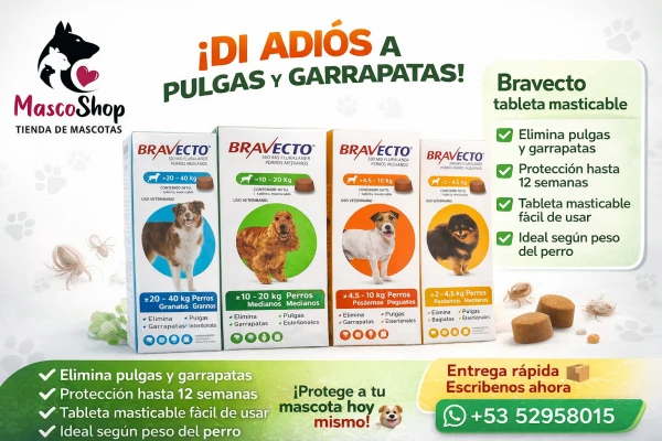Bravecto larga duración's foto | Masco'Shop |  BizneCubano