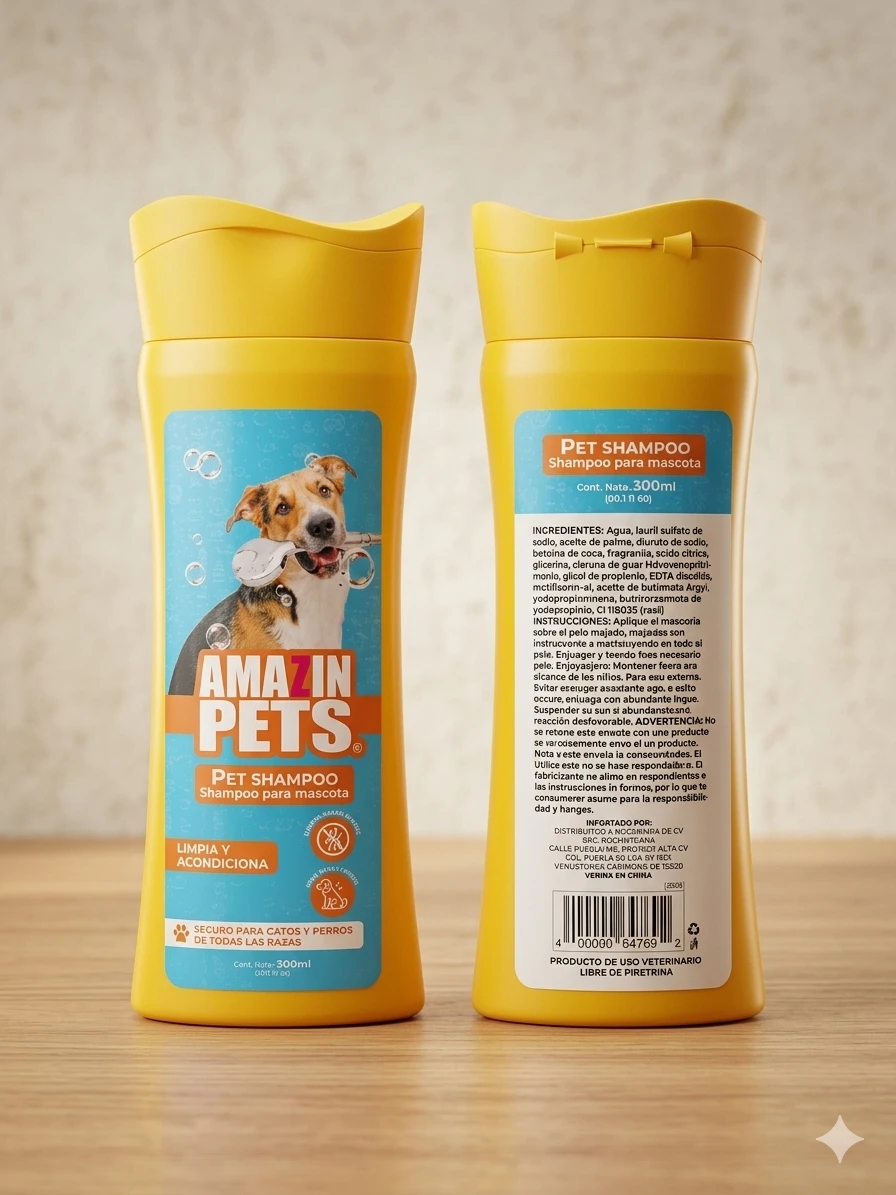 Shampoo 2 en 1 para perros y gatos's foto | Masco'Shop |  BizneCubano