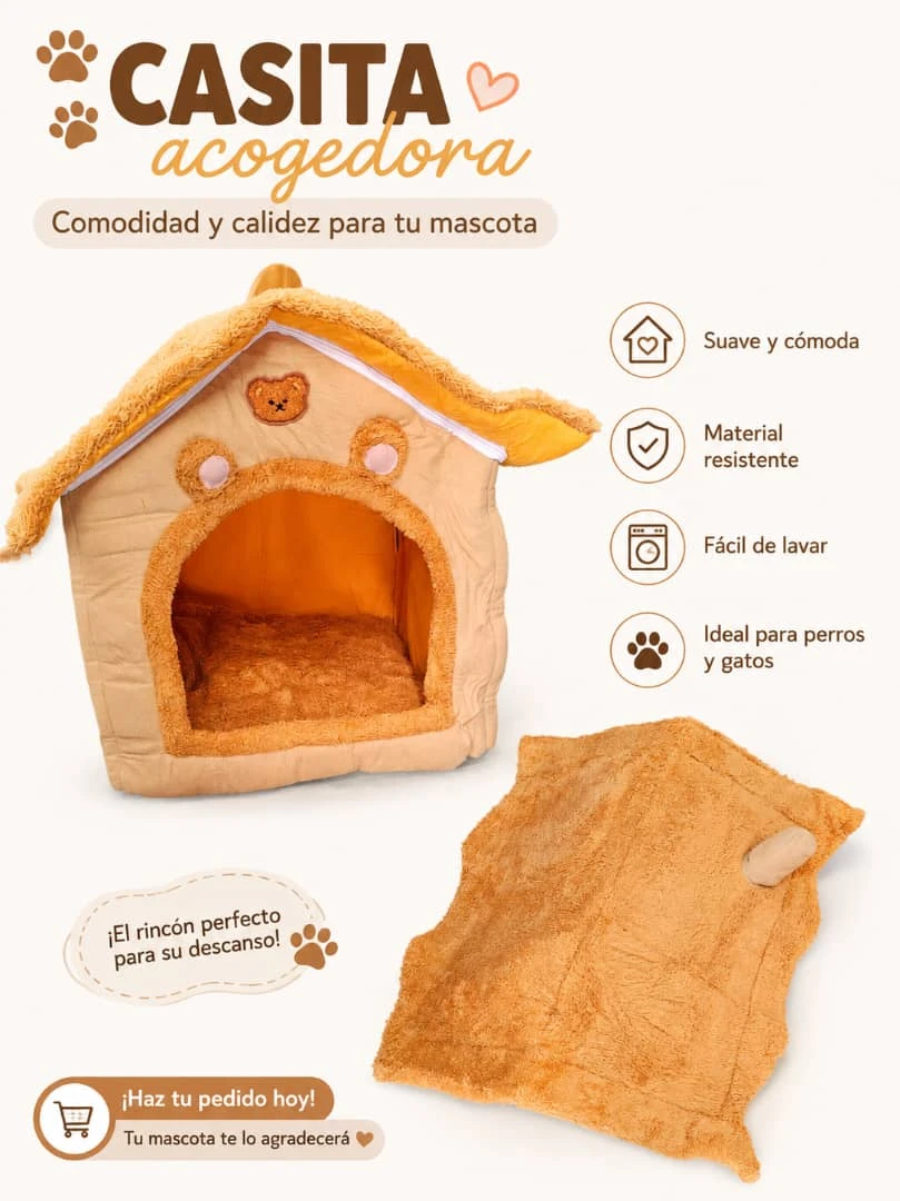 Casita para mascotas con huellita's foto | Masco'Shop |  BizneCubano