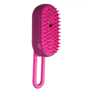 Cepillo con vaporizador rosado miniatura 1