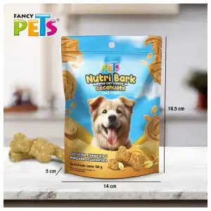 Galleta con crema de Cacahuate para perros miniatura 4
