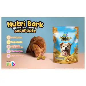 Galleta con crema de Cacahuate para perros miniatura 7